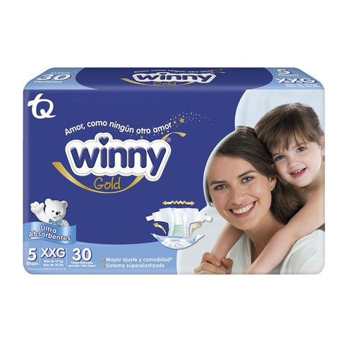 PAÑALES WINNY GOLD 30U ET 5